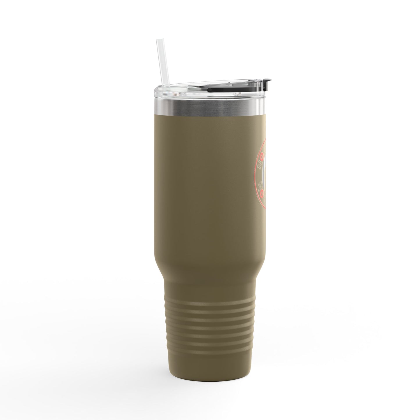 Insulated Travel Mug - 40oz with ‘No Charlies’ logo | Perfect for On-the-Go Coffee Lovers | Ideal Gift for Holidays & Celebrations