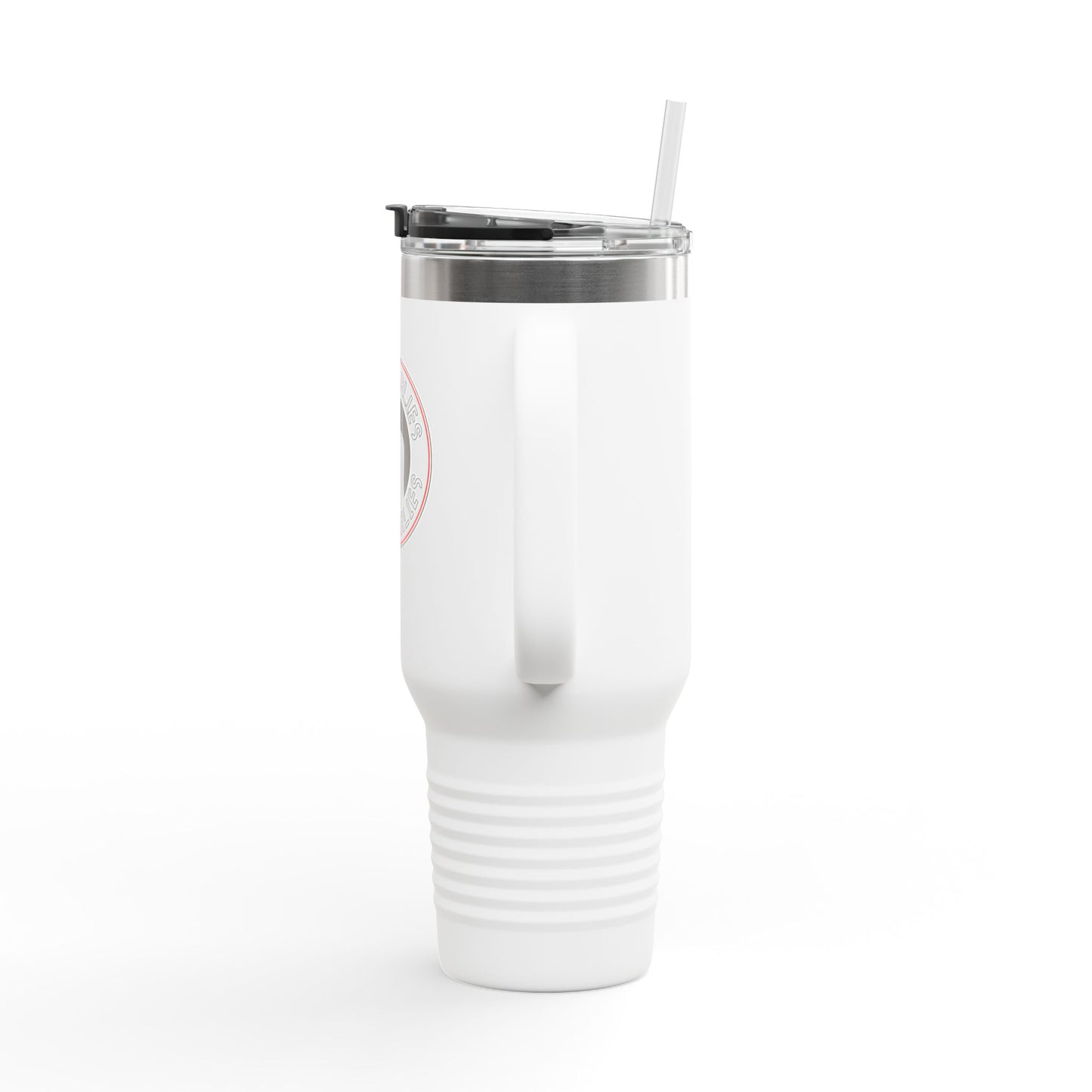 Insulated Travel Mug - 40oz with ‘No Charlies’ logo | Perfect for On-the-Go Coffee Lovers | Ideal Gift for Holidays & Celebrations