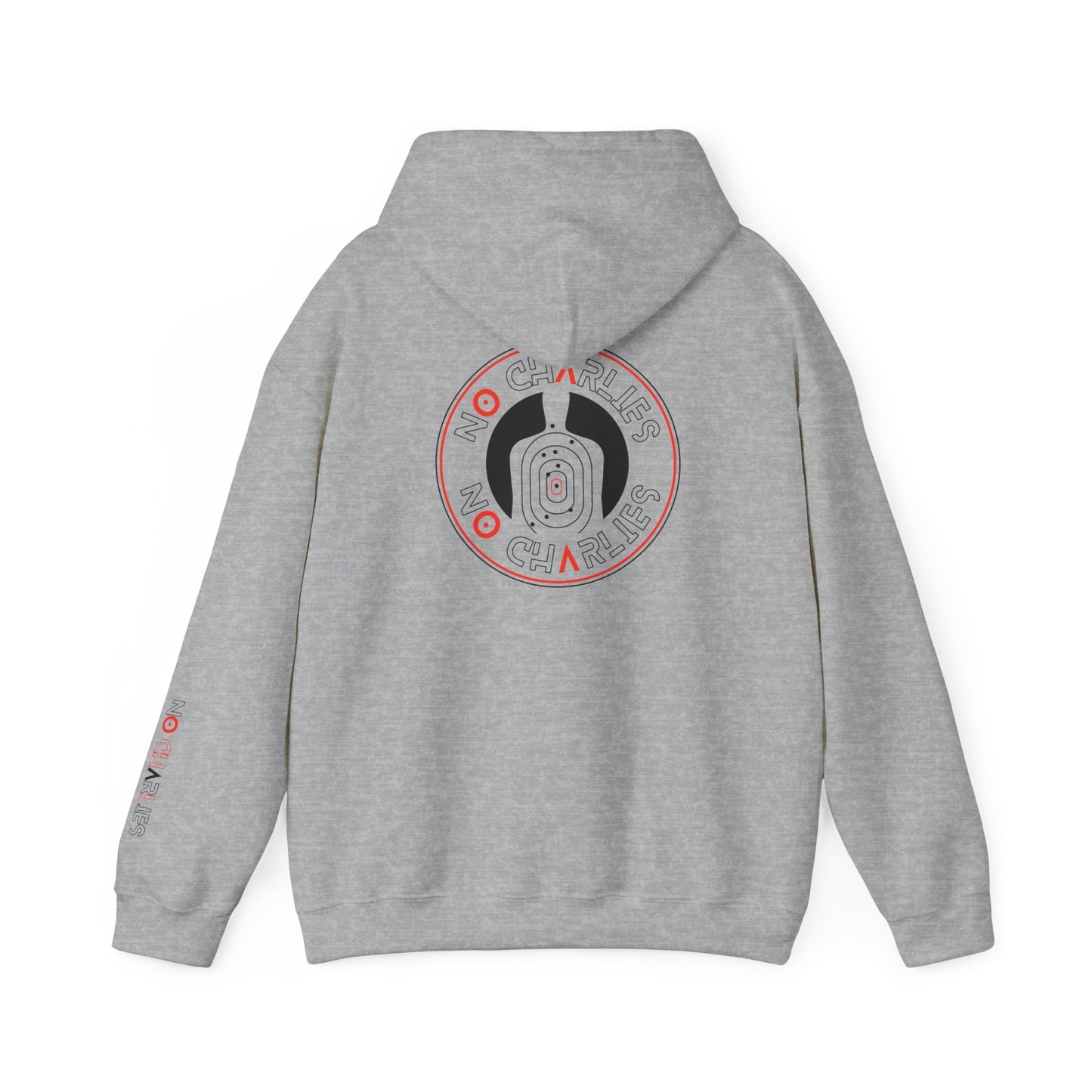 Stylish Unisex Hoodie with 'No Charlies' Design