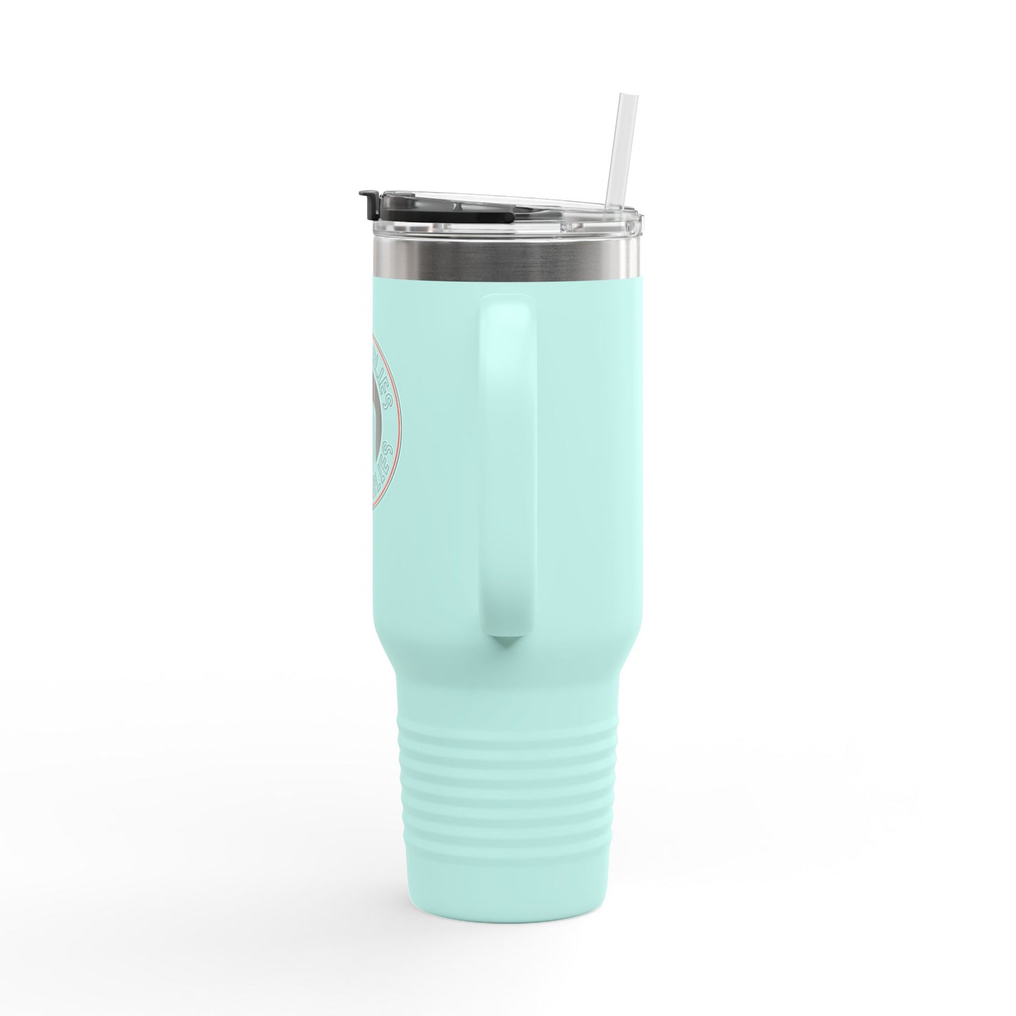 Insulated Travel Mug - 40oz with ‘No Charlies’ logo | Perfect for On-the-Go Coffee Lovers | Ideal Gift for Holidays & Celebrations