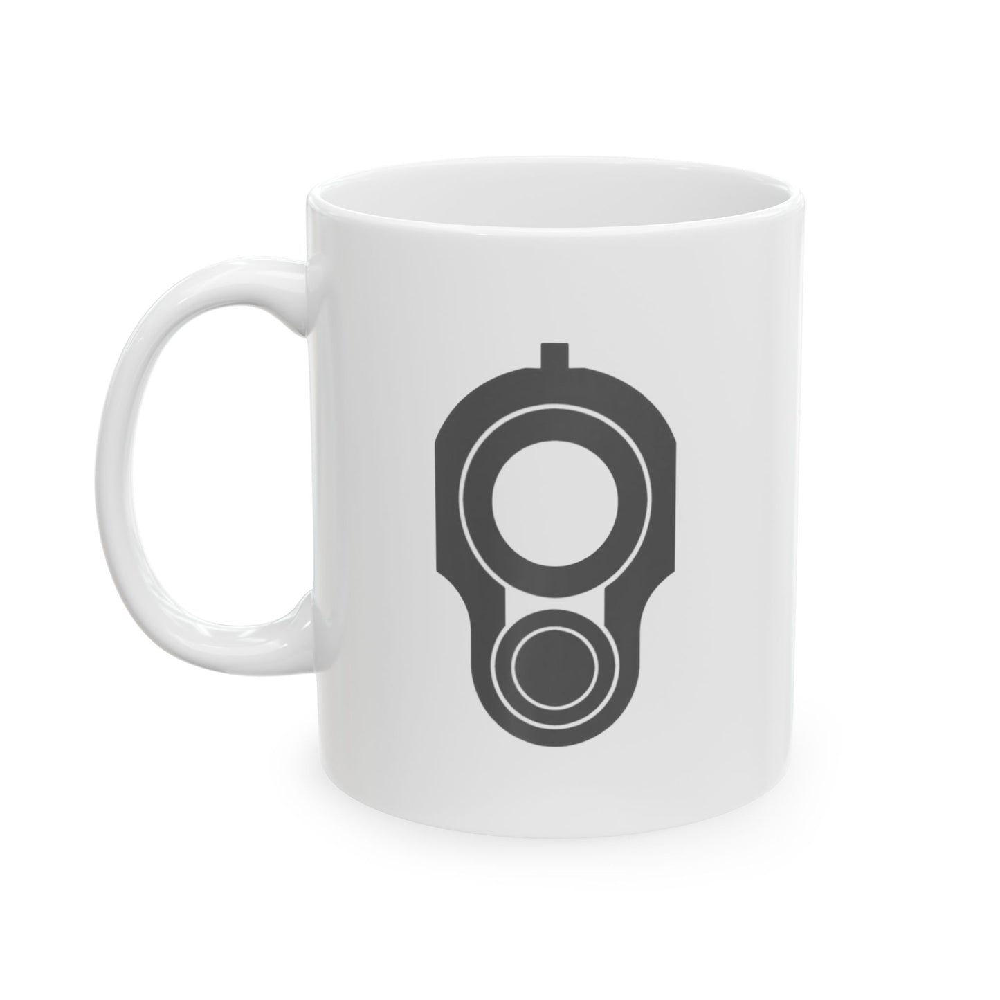 Ceramic Mug — Retro Scooter & 'The Cutest Baddies' Graphic Coffee Cup