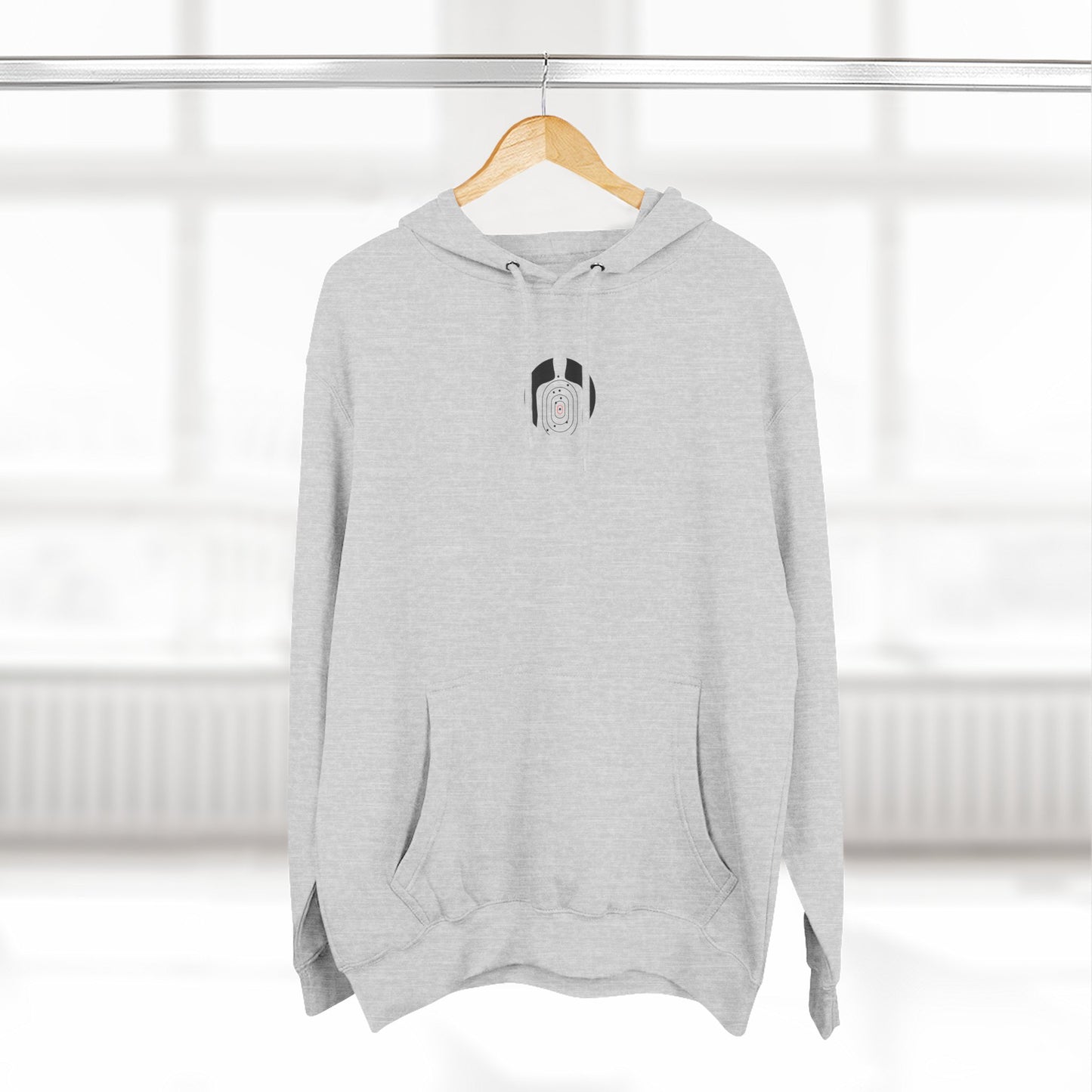Cozy Three-Panel Fleece Hoodie for Casual Comfort