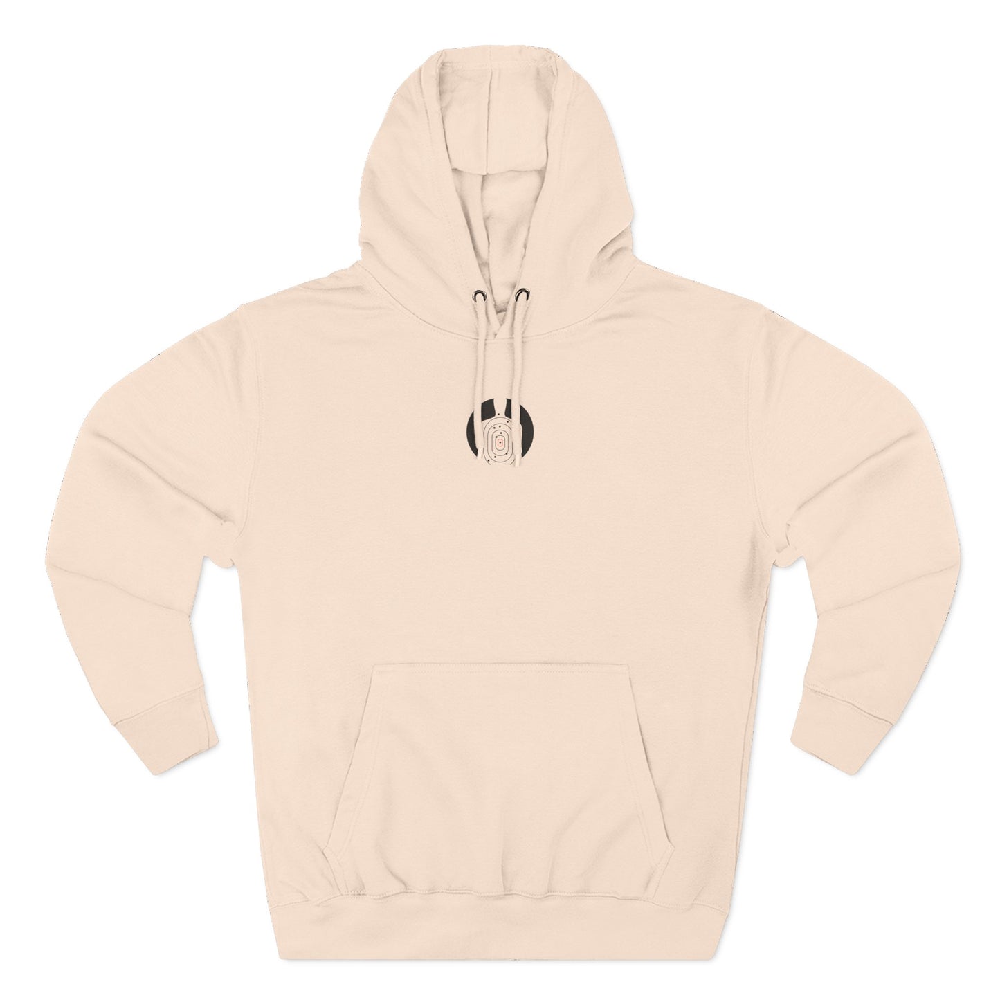 Cozy Three-Panel Fleece Hoodie for Casual Comfort