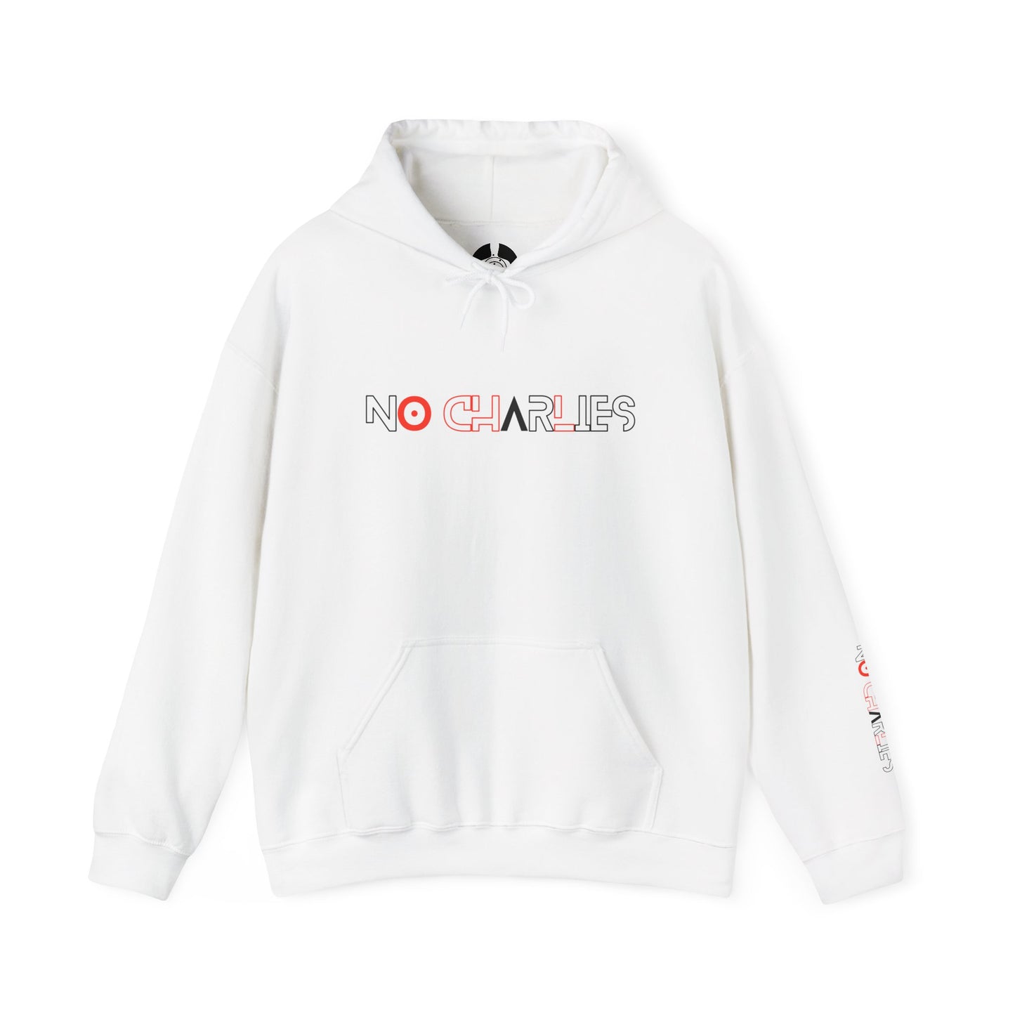 Stylish Unisex Hoodie with 'No Charlies' Design