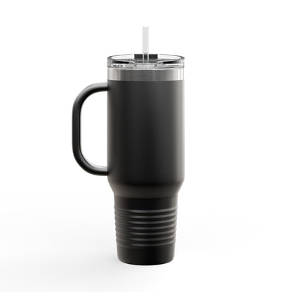 Insulated Travel Mug - 40oz with ‘No Charlies’ logo | Perfect for On-the-Go Coffee Lovers | Ideal Gift for Holidays & Celebrations