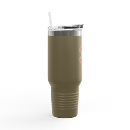 Insulated Travel Mug - 40oz with ‘No Charlies’ logo | Perfect for On-the-Go Coffee Lovers | Ideal Gift for Holidays & Celebrations