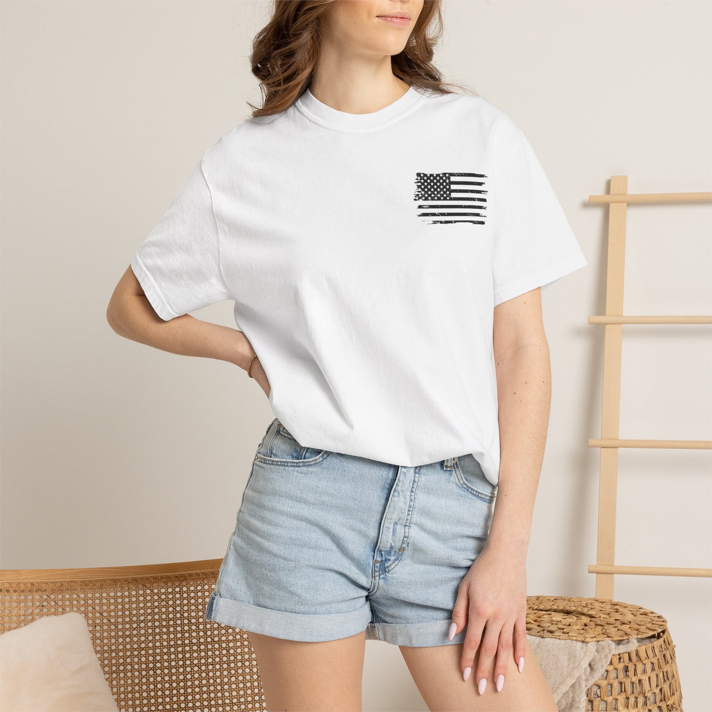 Graphic T-Shirt — Prescription for Competitive Spirit (USA Flag Accent)
