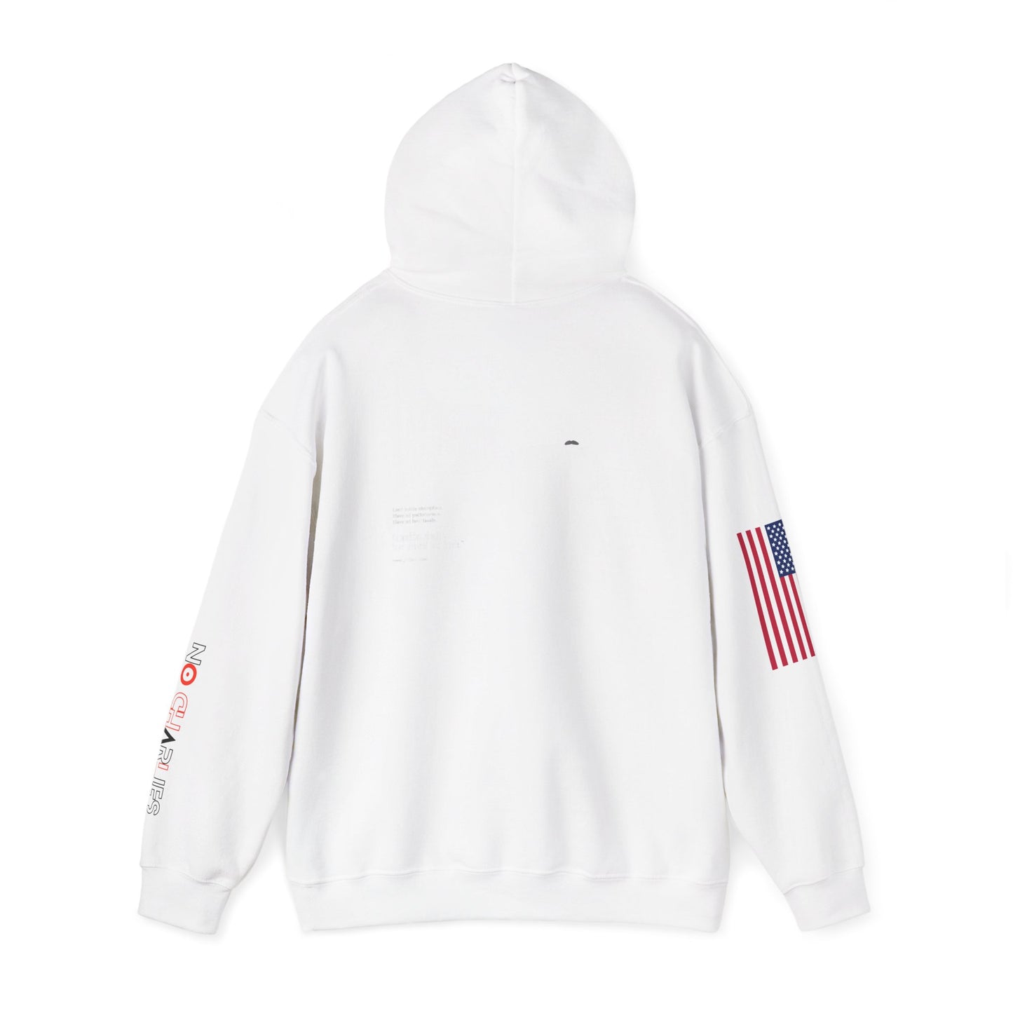 American Flag Sleeve Hoodie — Patriot USA Graphic Hooded Sweatshirt