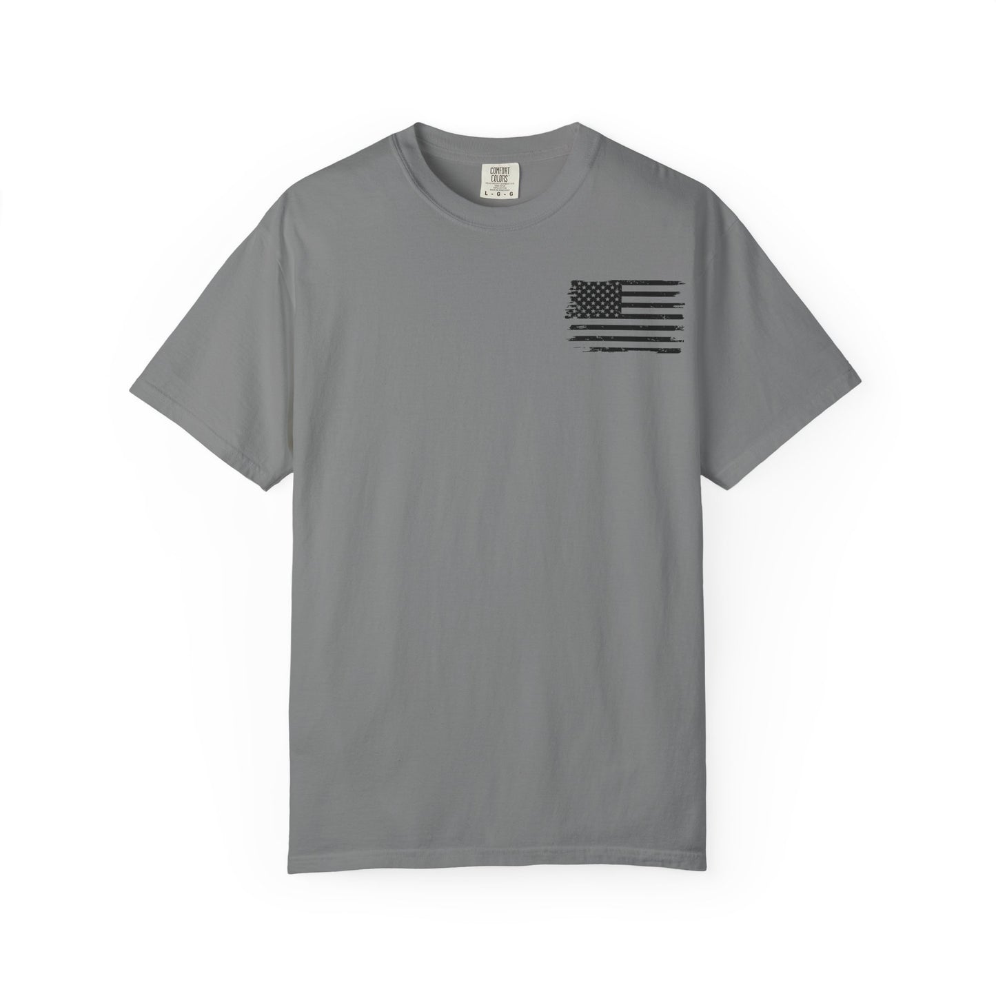 Graphic T-Shirt — Prescription for Competitive Spirit (USA Flag Accent)