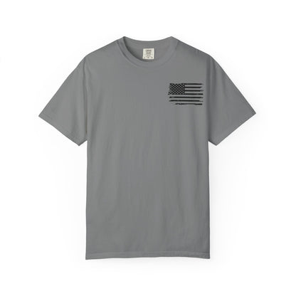 Graphic T-Shirt — Prescription for Competitive Spirit (USA Flag Accent)