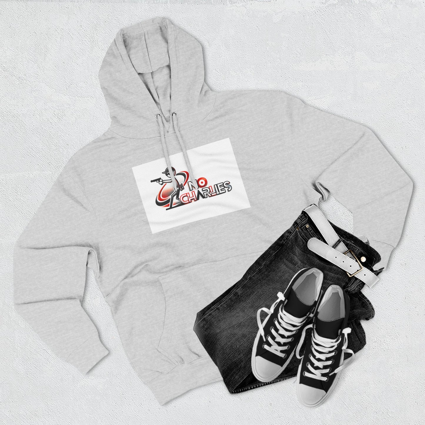 Cozy Three-Panel Fleece Hoodie for Casual Comfort
