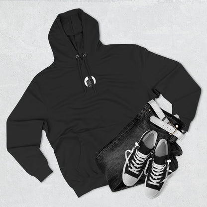 Cozy Three-Panel Fleece Hoodie for Casual Comfort