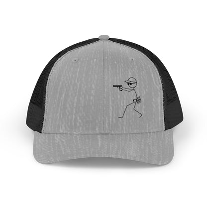 Stylish Snapback Trucker Cap with Target Graphic - Perfect for Shooting Sports Enthusiasts