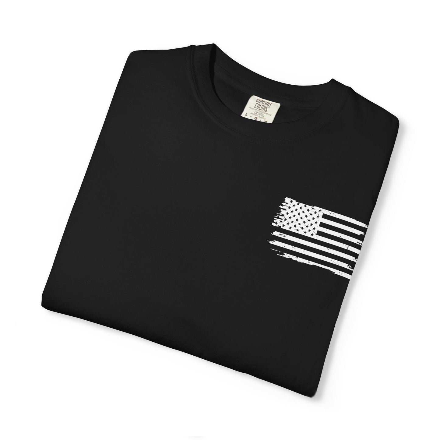 Graphic T-Shirt — Prescription for Competitive Spirit (USA Flag Accent)