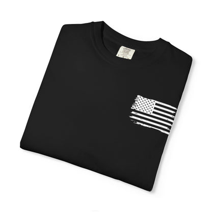 Graphic T-Shirt — Prescription for Competitive Spirit (USA Flag Accent)