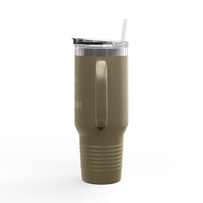Insulated Travel Mug - 40oz with ‘No Charlies’ logo | Perfect for On-the-Go Coffee Lovers | Ideal Gift for Holidays & Celebrations