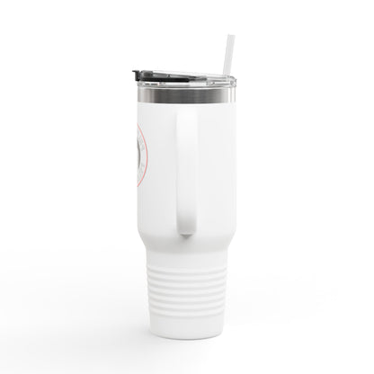 Insulated Travel Mug - 40oz with ‘No Charlies’ logo | Perfect for On-the-Go Coffee Lovers | Ideal Gift for Holidays & Celebrations