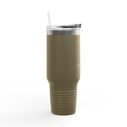 Insulated Travel Mug - 40oz with ‘No Charlies’ logo | Perfect for On-the-Go Coffee Lovers | Ideal Gift for Holidays & Celebrations