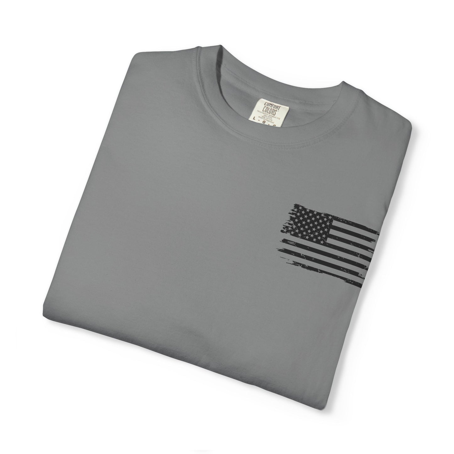 Graphic T-Shirt — Prescription for Competitive Spirit (USA Flag Accent)
