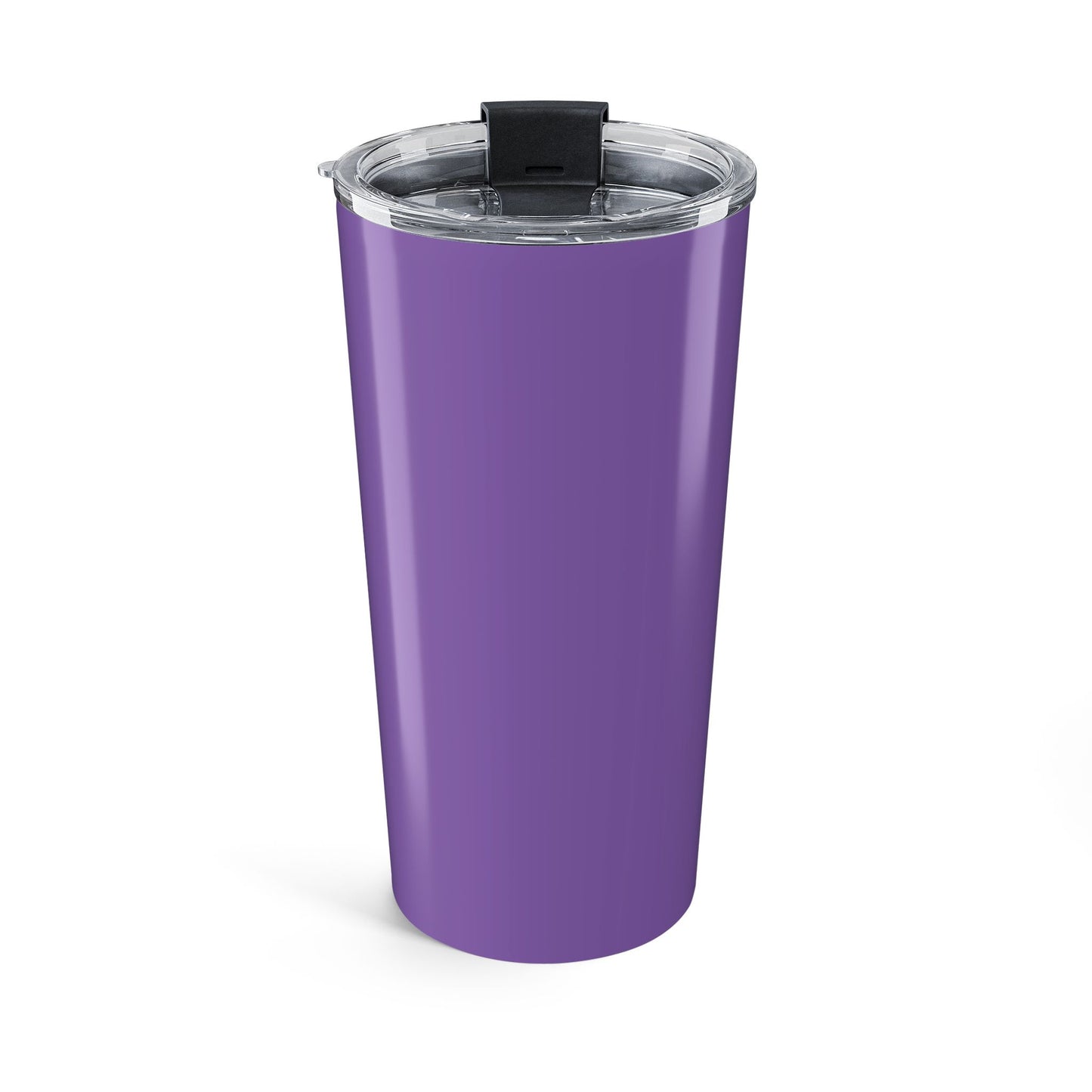 20oz Purple Tumbler with Stick Figure Shooter Design