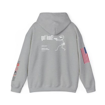 American Flag Sleeve Hoodie — Patriot USA Graphic Hooded Sweatshirt