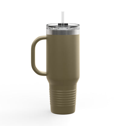 Insulated Travel Mug - 40oz with ‘No Charlies’ logo | Perfect for On-the-Go Coffee Lovers | Ideal Gift for Holidays & Celebrations