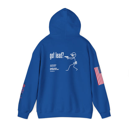 American Flag Sleeve Hoodie — Patriot USA Graphic Hooded Sweatshirt