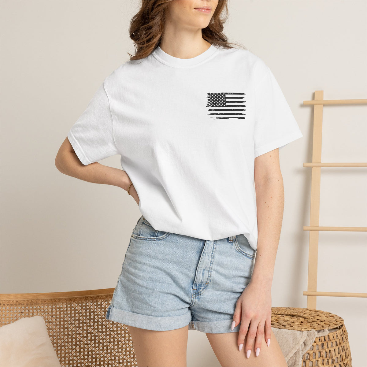 Graphic T-Shirt — Prescription for Competitive Spirit (USA Flag Accent)