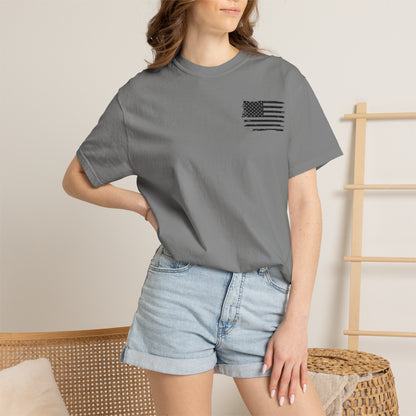 Graphic T-Shirt — Prescription for Competitive Spirit (USA Flag Accent)
