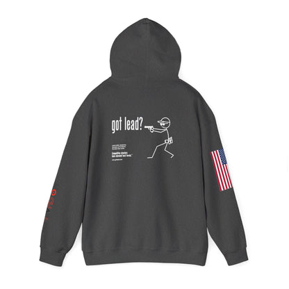 American Flag Sleeve Hoodie — Patriot USA Graphic Hooded Sweatshirt