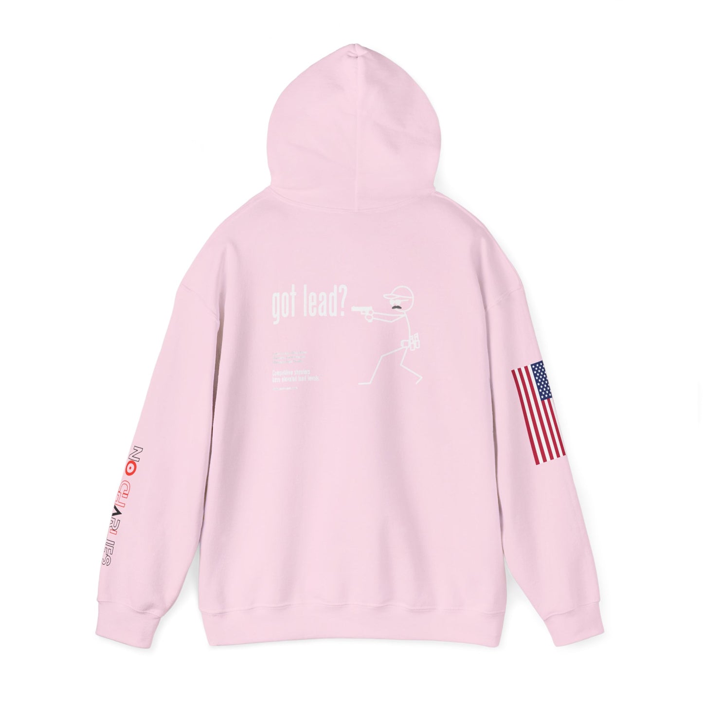 American Flag Sleeve Hoodie — Patriot USA Graphic Hooded Sweatshirt