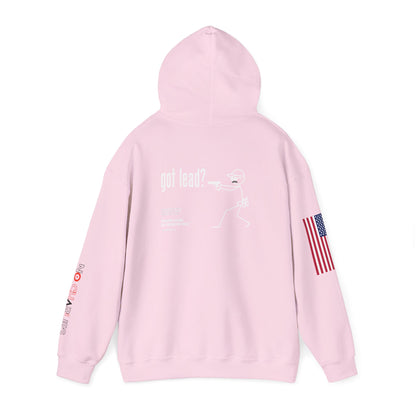 American Flag Sleeve Hoodie — Patriot USA Graphic Hooded Sweatshirt