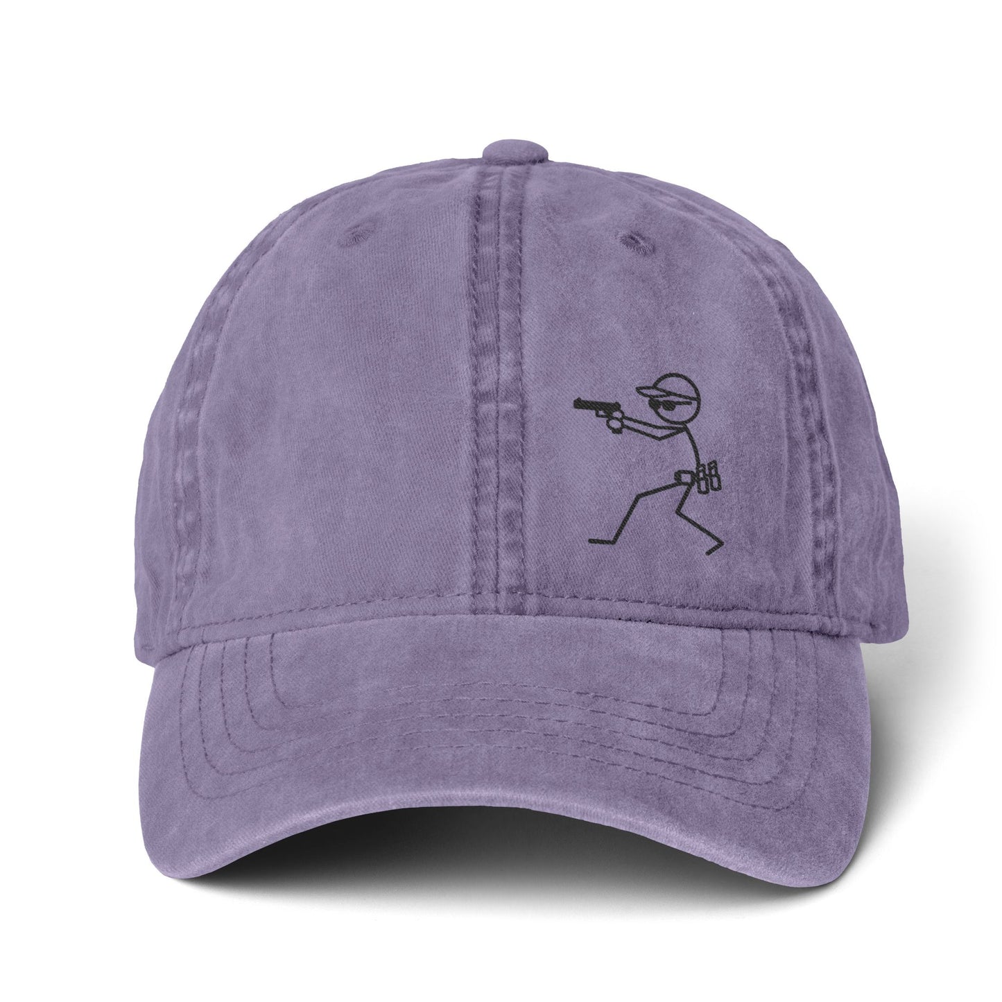 Women's Pigment-Dyed Cap with Fashion Undervisor (Embroidery)