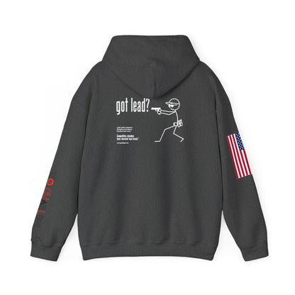 American Flag Sleeve Hoodie — Patriot USA Graphic Hooded Sweatshirt