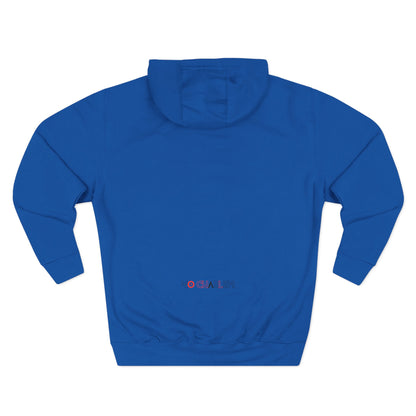 Cozy Three-Panel Fleece Hoodie for Casual Comfort