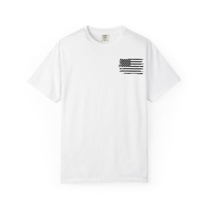 Graphic T-Shirt — Prescription for Competitive Spirit (USA Flag Accent)