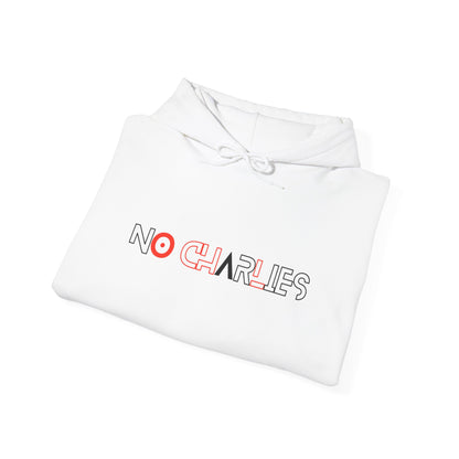 Stylish Unisex Hoodie with 'No Charlies' Design
