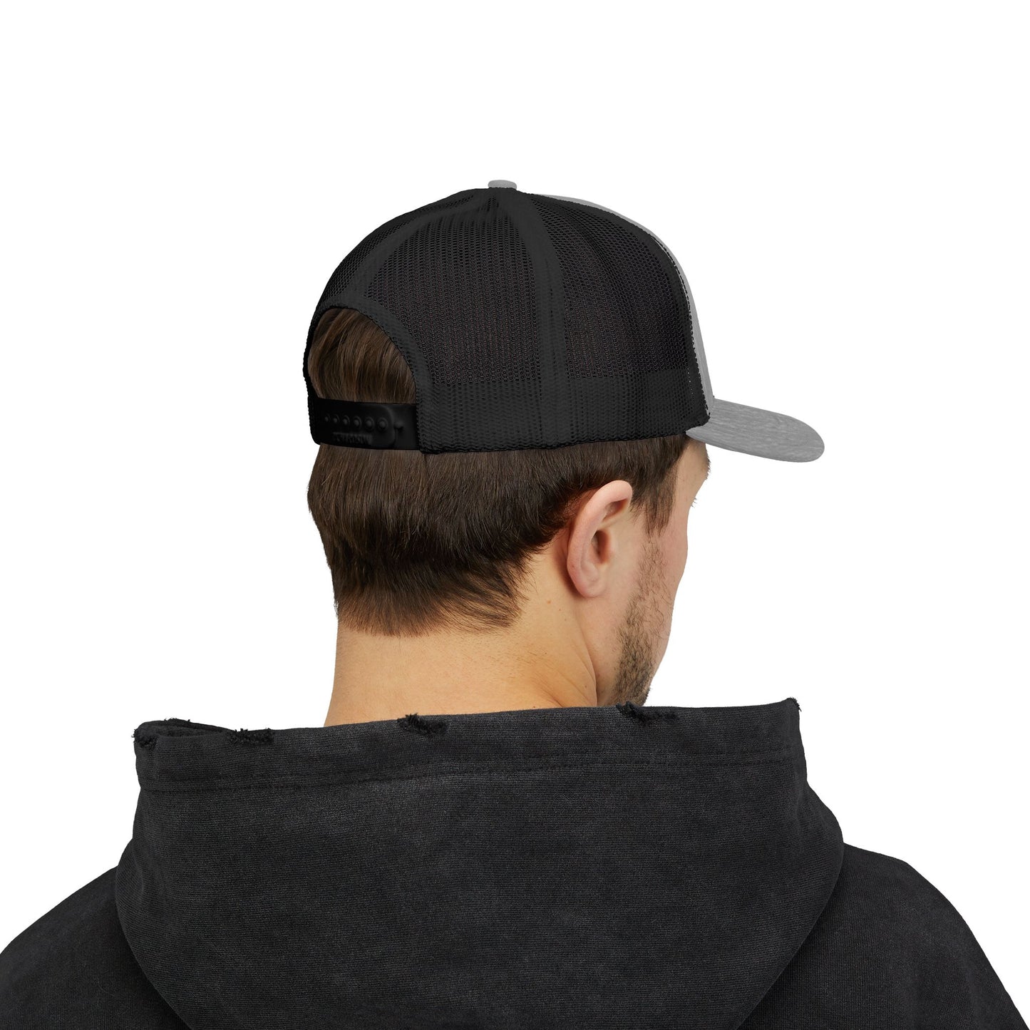 Stylish Snapback Trucker Cap with Target Graphic - Perfect for Shooting Sports Enthusiasts