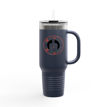 Insulated Travel Mug - 40oz with ‘No Charlies’ logo | Perfect for On-the-Go Coffee Lovers | Ideal Gift for Holidays & Celebrations