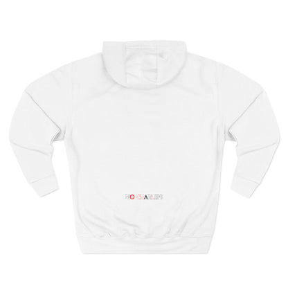 Cozy Three-Panel Fleece Hoodie for Casual Comfort