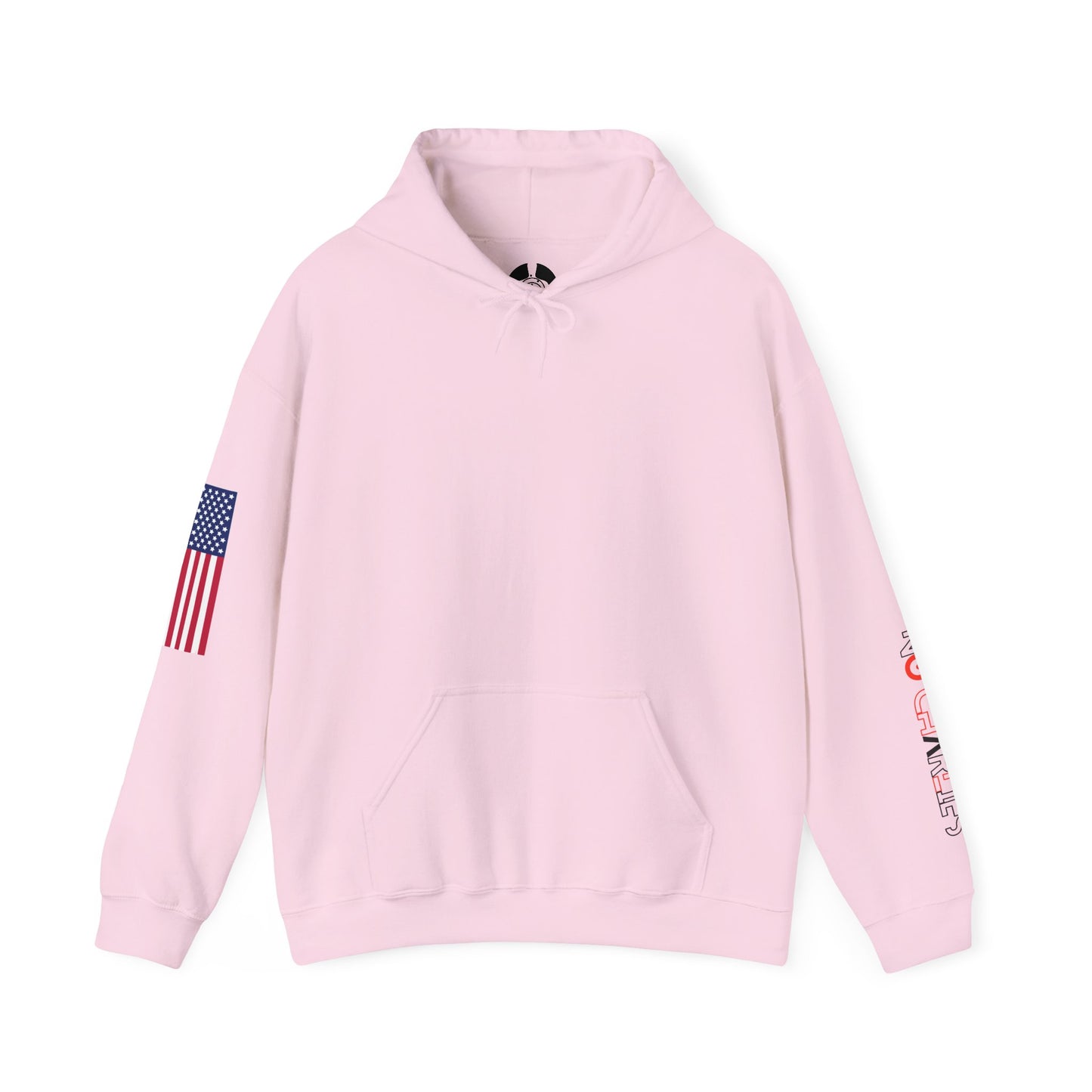 American Flag Sleeve Hoodie — Patriot USA Graphic Hooded Sweatshirt