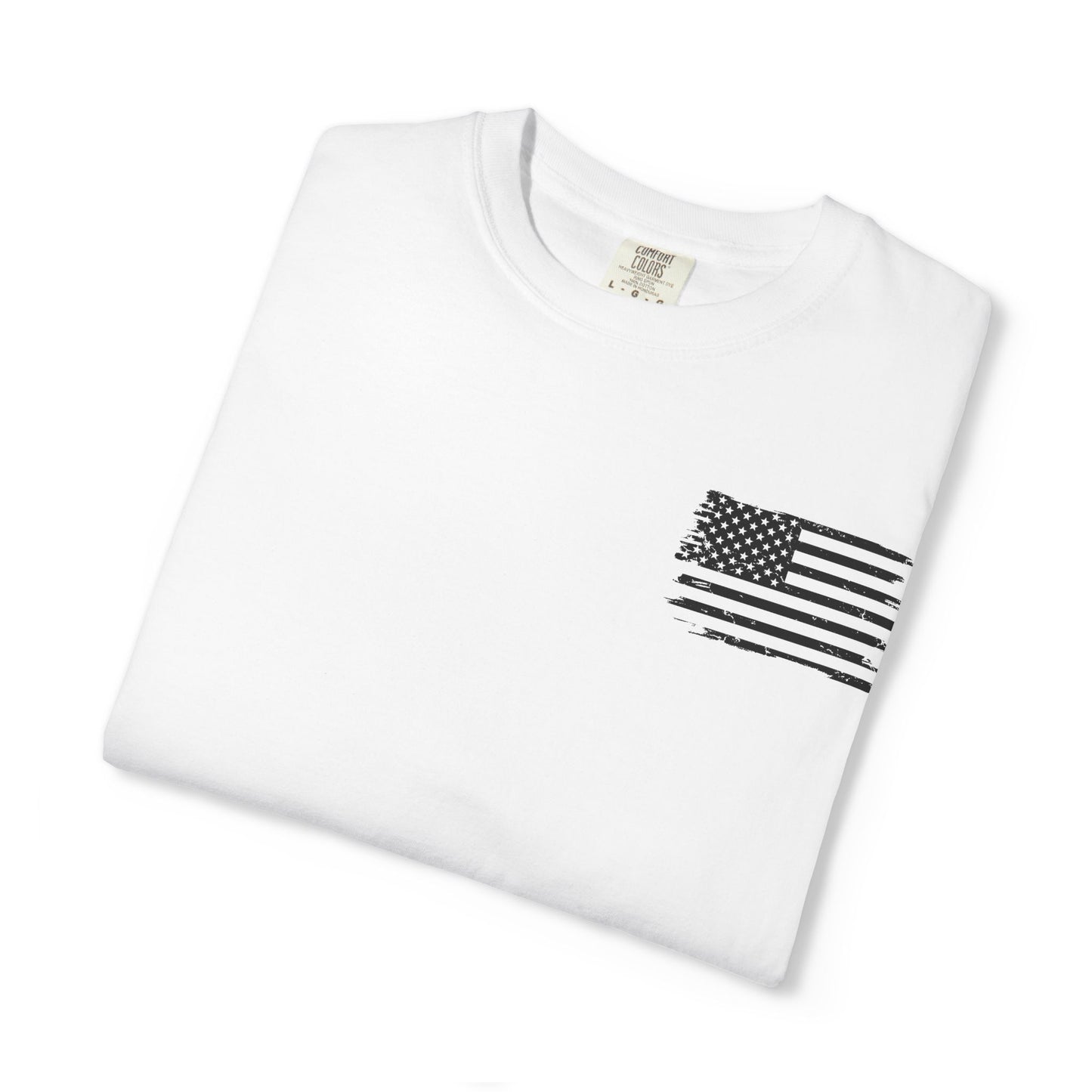 Graphic T-Shirt — Prescription for Competitive Spirit (USA Flag Accent)