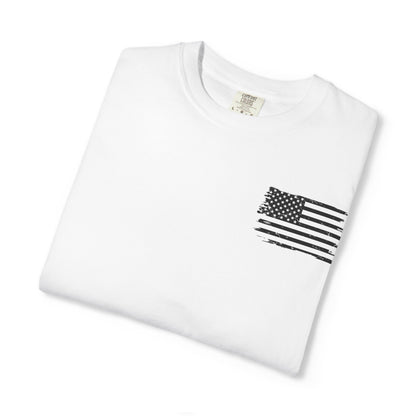 Graphic T-Shirt — Prescription for Competitive Spirit (USA Flag Accent)