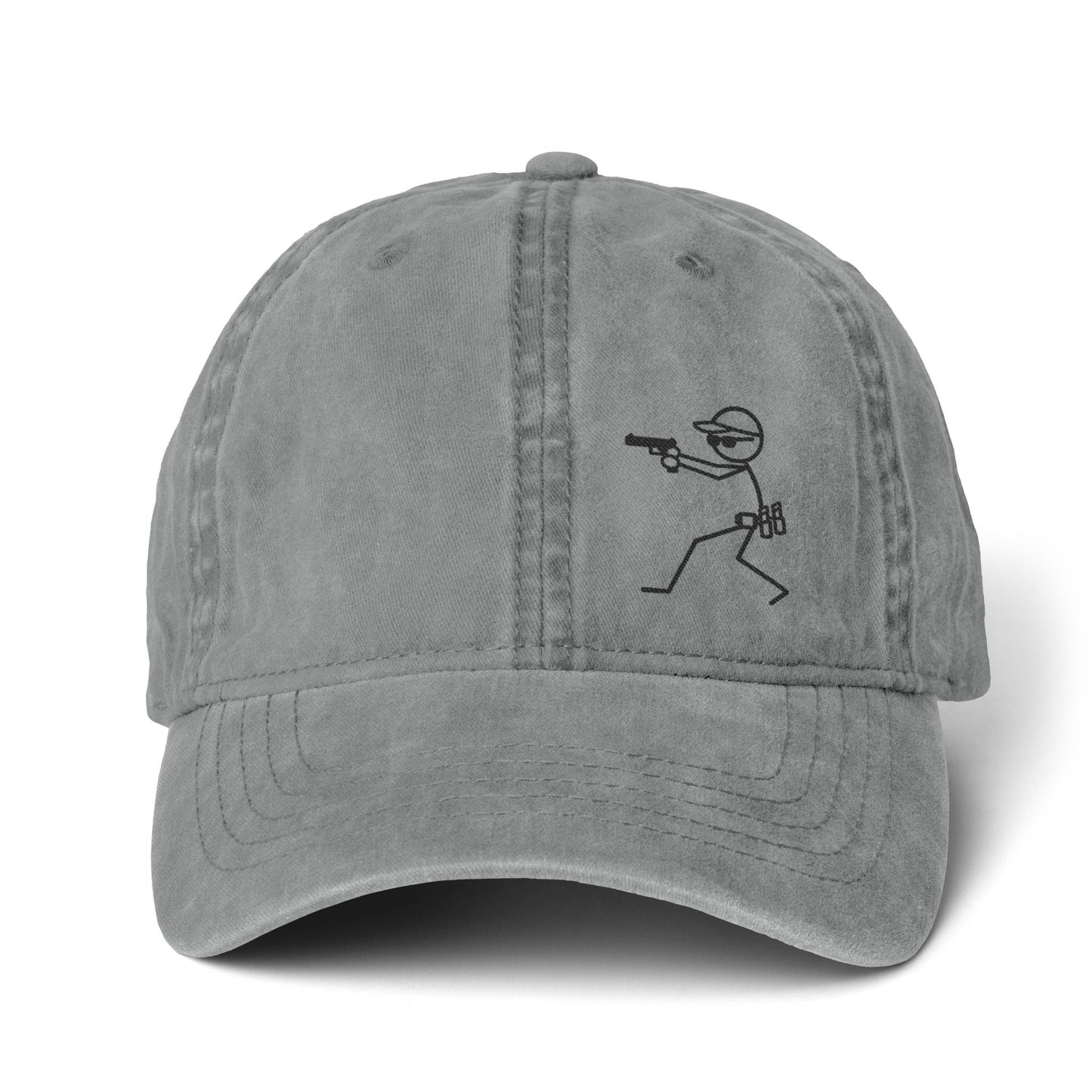 Women's Pigment-Dyed Cap with Fashion Undervisor (Embroidery)