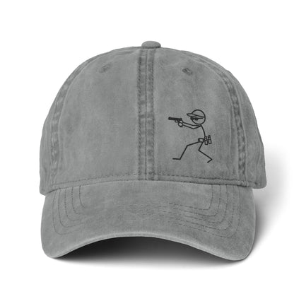 Women's Pigment-Dyed Cap with Fashion Undervisor (Embroidery)