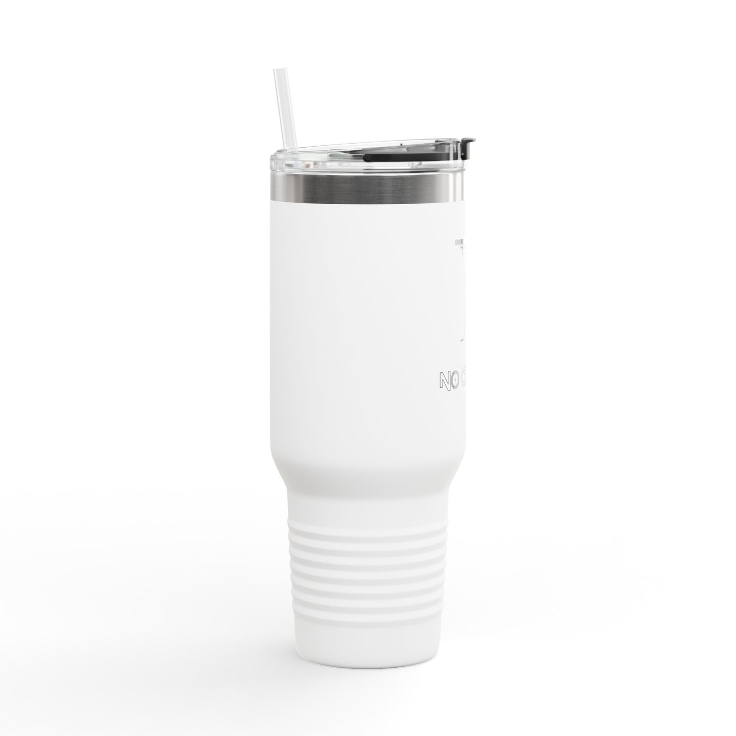 Insulated Travel Mug - 40oz with ‘No Charlies’ logo | Perfect for On-the-Go Coffee Lovers | Ideal Gift for Holidays & Celebrations