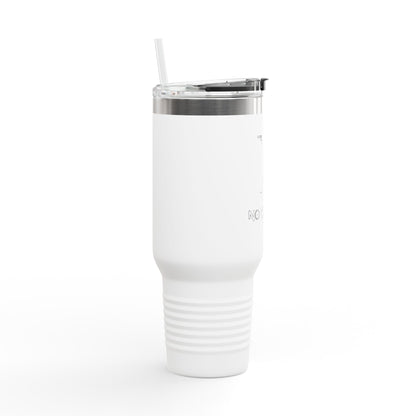 Insulated Travel Mug - 40oz with ‘No Charlies’ logo | Perfect for On-the-Go Coffee Lovers | Ideal Gift for Holidays & Celebrations
