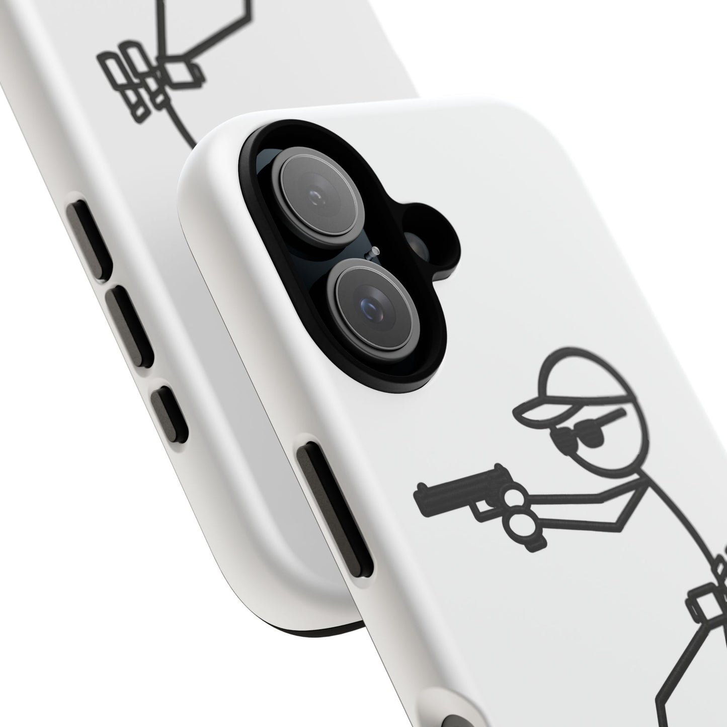 Tactical Stick Figure Phone Case — "Tough Cases" Protective iPhone Cover
