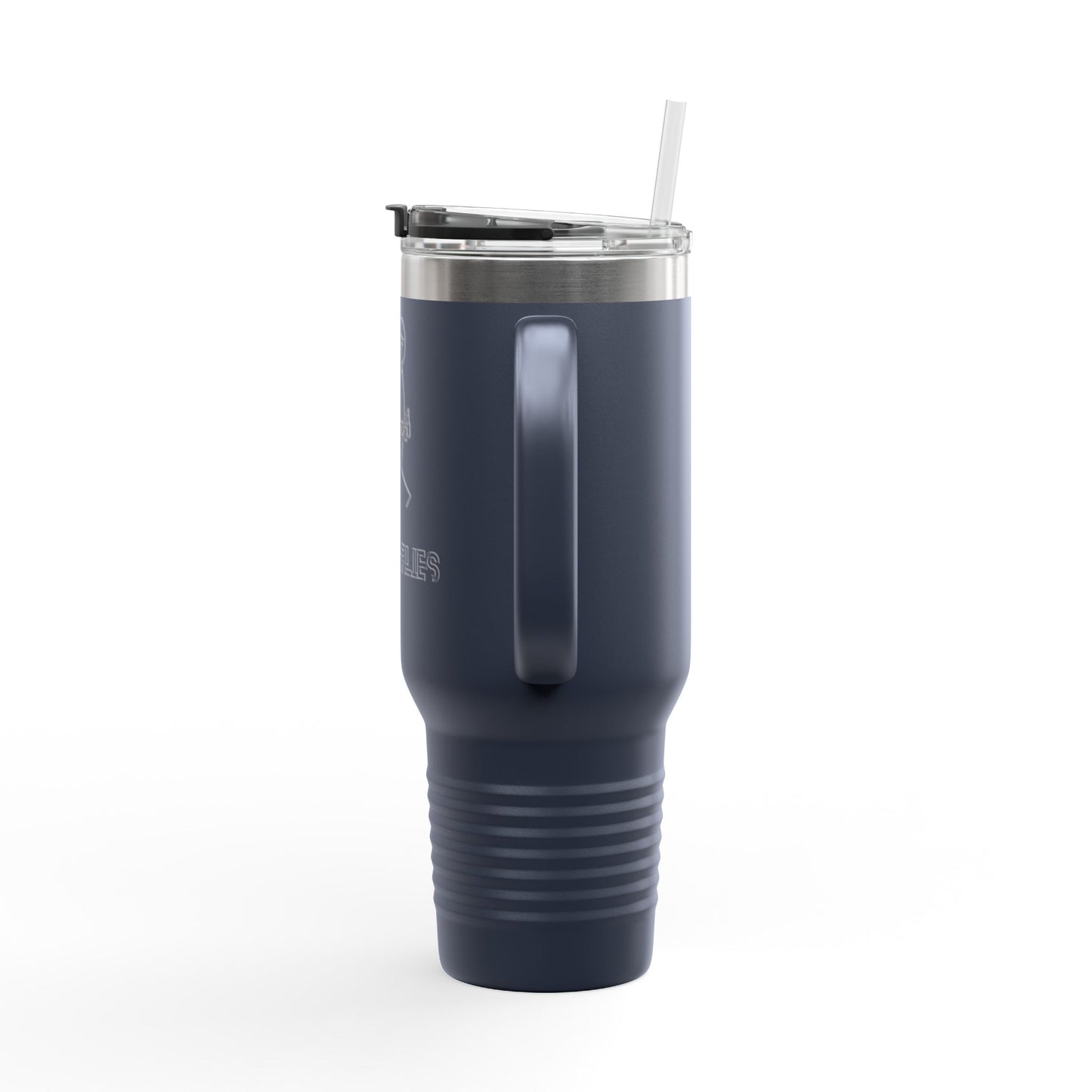 Insulated Travel Mug - 40oz with ‘No Charlies’ logo | Perfect for On-the-Go Coffee Lovers | Ideal Gift for Holidays & Celebrations