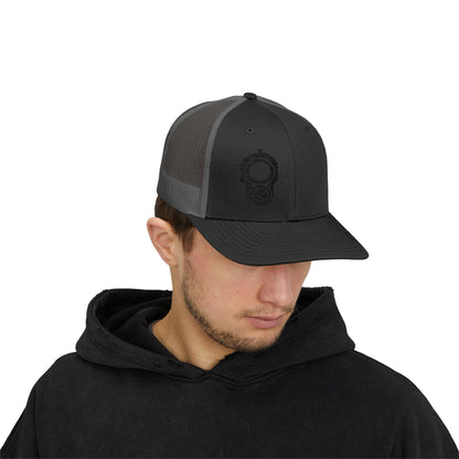 Trucker Cap — Vintage Diving Helmet Snapback Hat